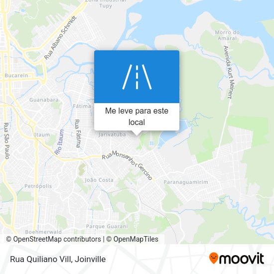 Rua Quiliano Vill mapa