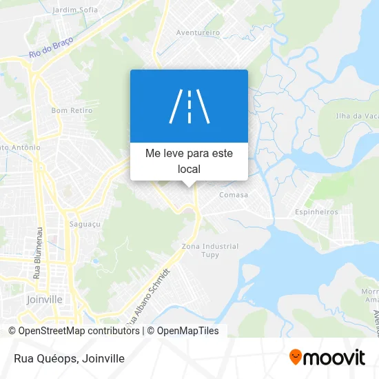 Rua Quéops mapa