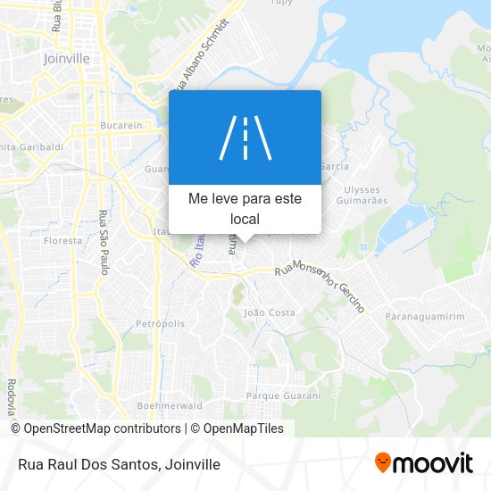 Rua Raul Dos Santos mapa