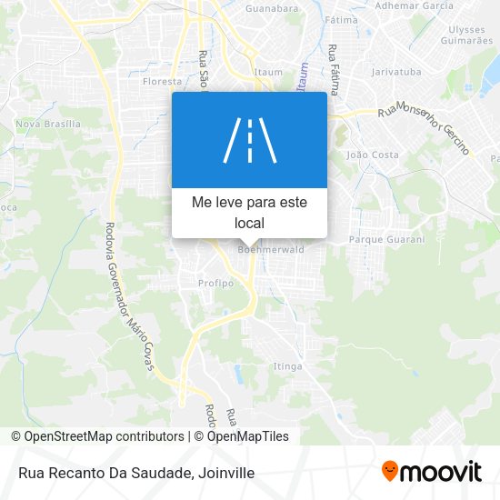 Rua Recanto Da Saudade mapa