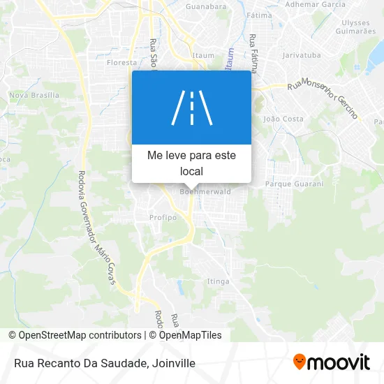 Rua Recanto Da Saudade mapa
