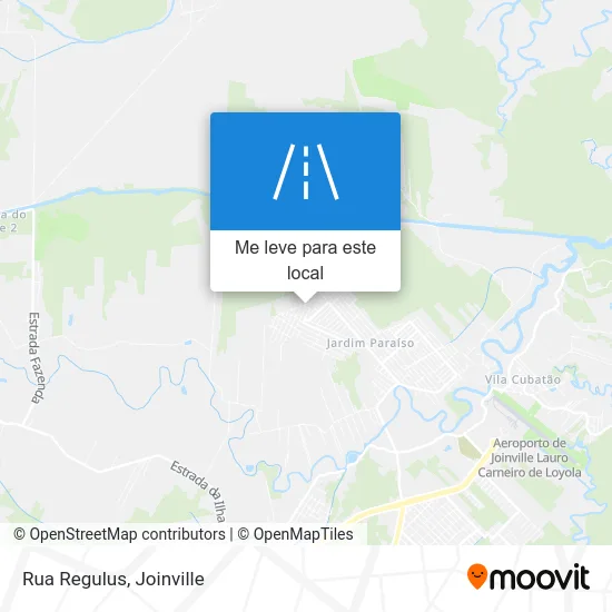 Rua Regulus mapa