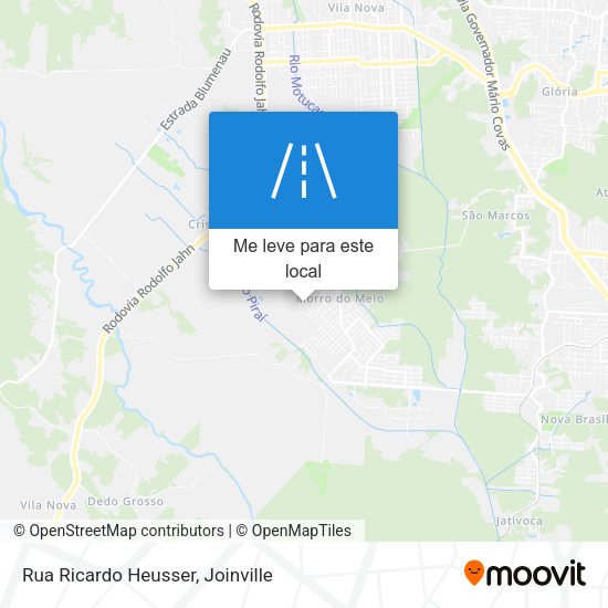 Rua Ricardo Heusser mapa