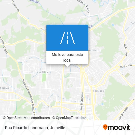 Rua Ricardo Landmann mapa