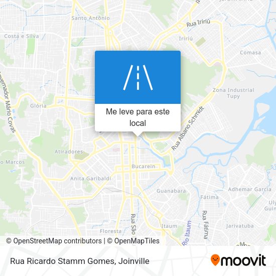 Rua Ricardo Stamm Gomes mapa