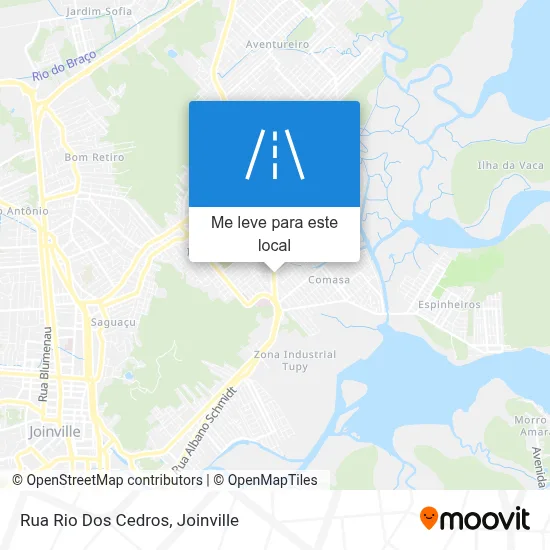 Rua Rio Dos Cedros mapa