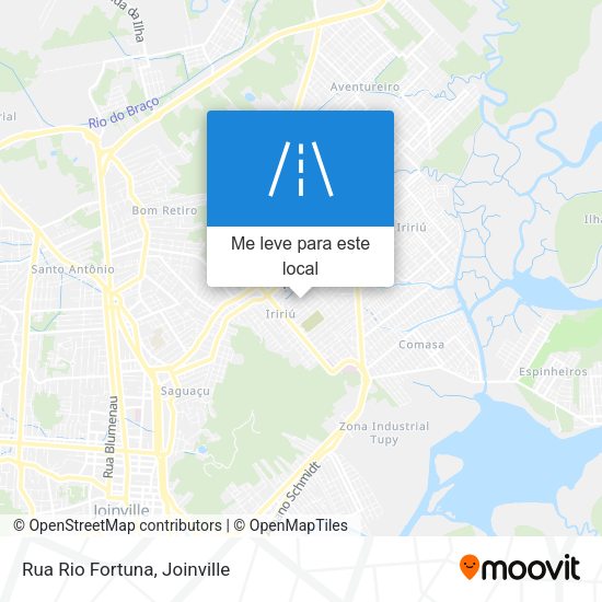 Rua Rio Fortuna mapa