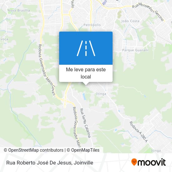 Rua Roberto José De Jesus mapa