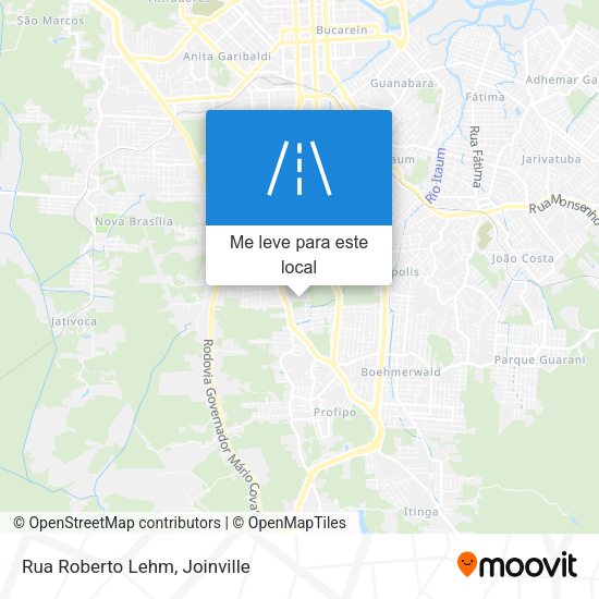 Rua Roberto Lehm mapa