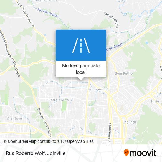 Rua Roberto Wolf mapa