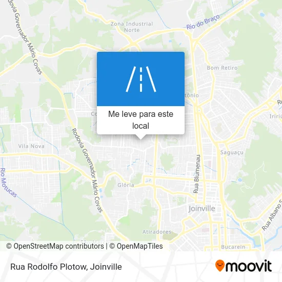 Rua Rodolfo Plotow mapa