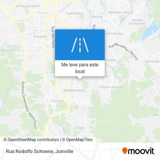 Rua Rodolfo Schoene mapa
