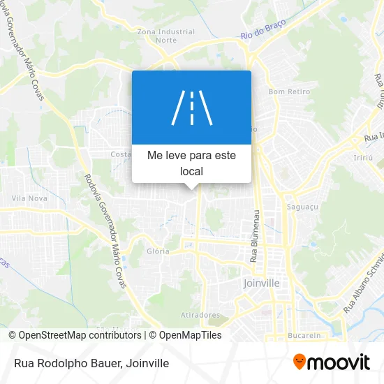 Rua Rodolpho Bauer mapa