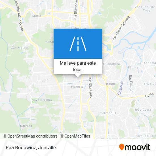 Rua Rodowicz mapa