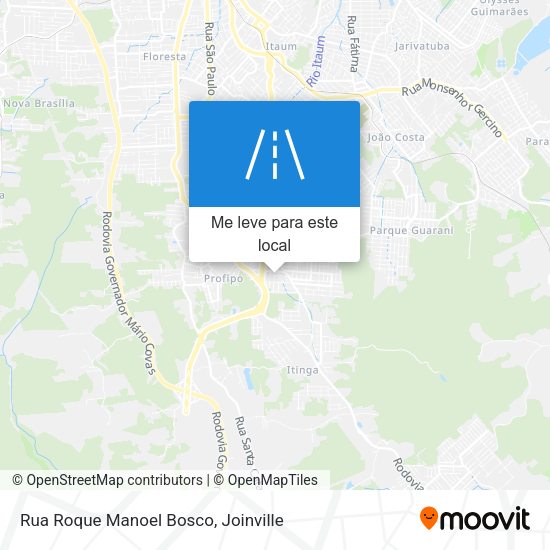 Rua Roque Manoel Bosco mapa