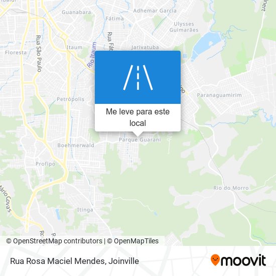 Rua Rosa Maciel Mendes mapa