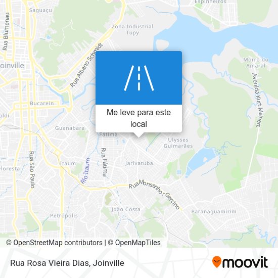 Rua Rosa Vieira Dias mapa