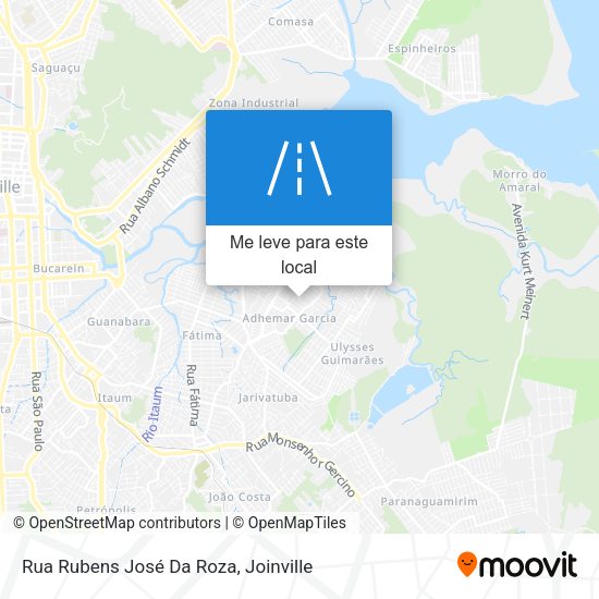 Rua Rubens José Da Roza mapa
