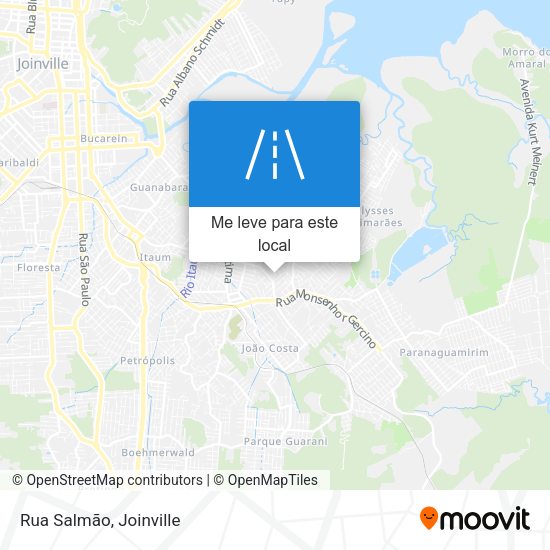 Rua Salmão mapa