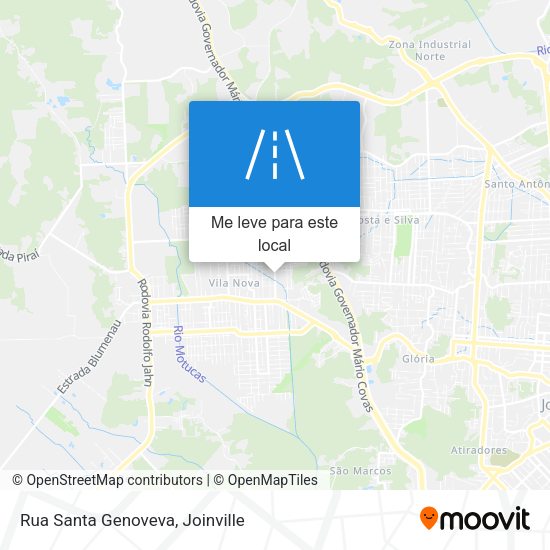 Rua Santa Genoveva mapa