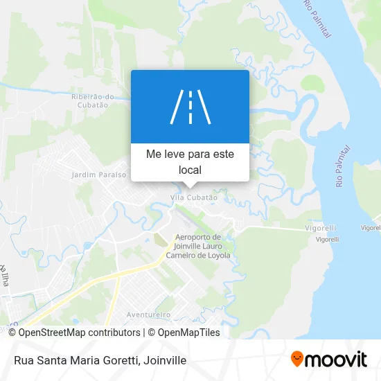 Rua Santa Maria Goretti mapa