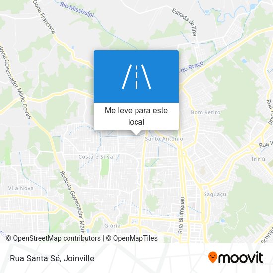 Rua Santa Sé mapa