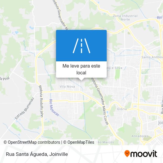 Rua Santa Águeda mapa