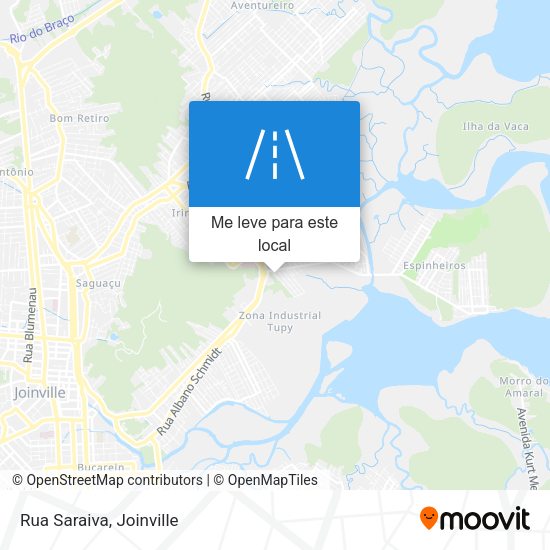 Rua Saraiva mapa