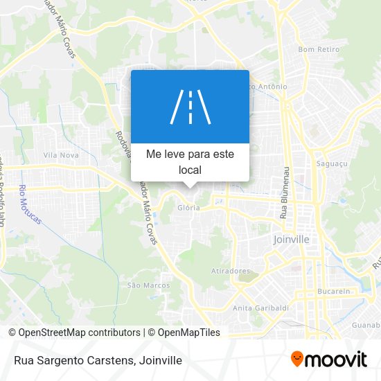 Rua Sargento Carstens mapa