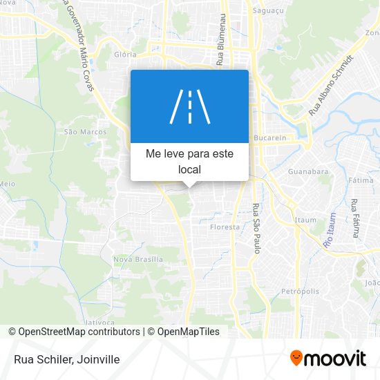 Rua Schiler mapa