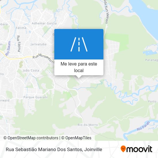 Rua Sebastião Mariano Dos Santos mapa
