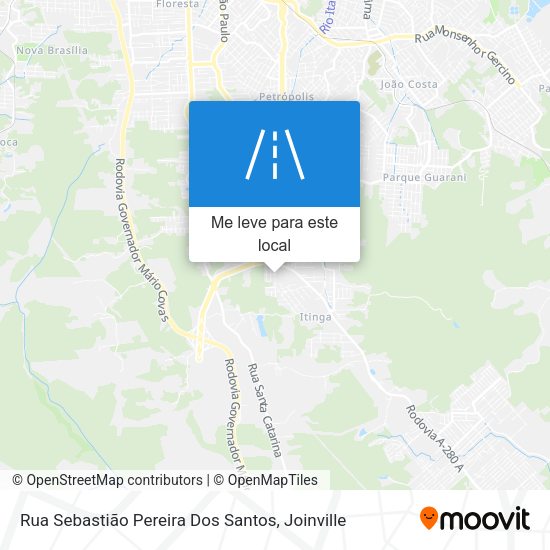 Rua Sebastião Pereira Dos Santos mapa