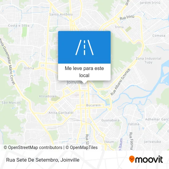 Rua Sete De Setembro mapa