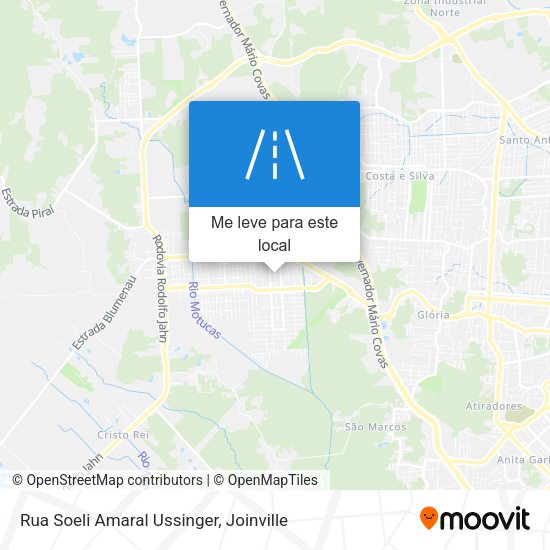 Rua Soeli Amaral Ussinger mapa