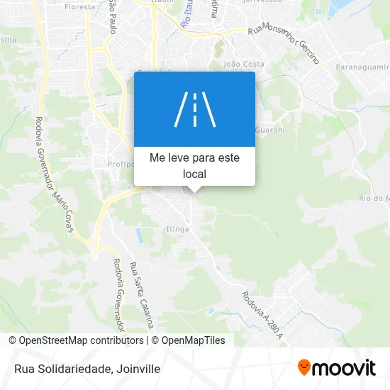 Rua Solidariedade mapa