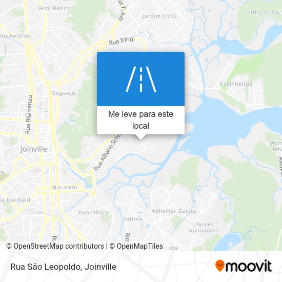 Rua São Leopoldo mapa