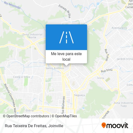 Rua Teixeira De Freitas mapa