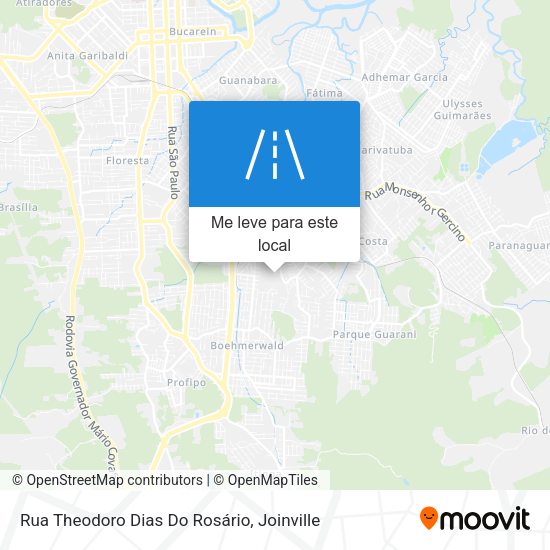 Rua Theodoro Dias Do Rosário mapa