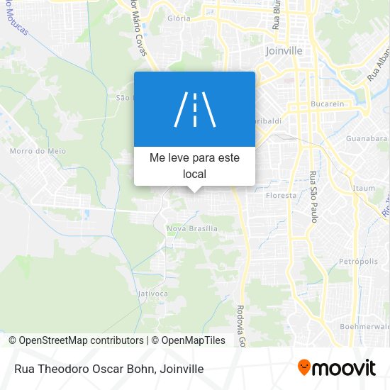 Rua Theodoro Oscar Bohn mapa