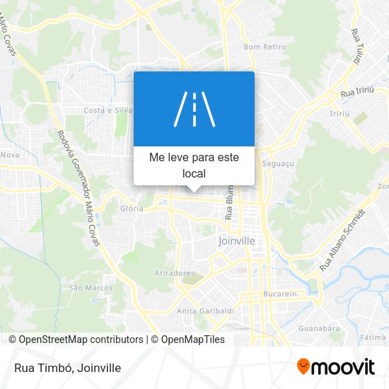 Rua Timbó mapa