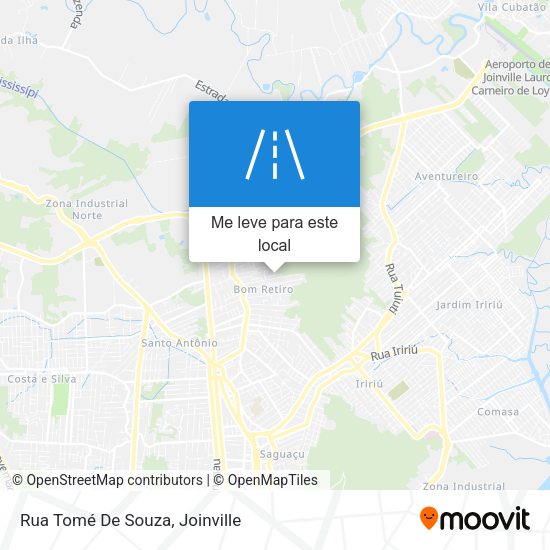 Rua Tomé De Souza mapa