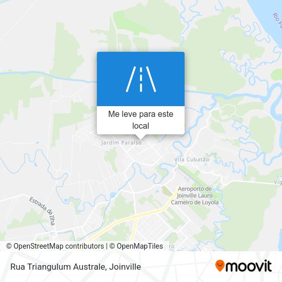 Rua Triangulum Australe mapa