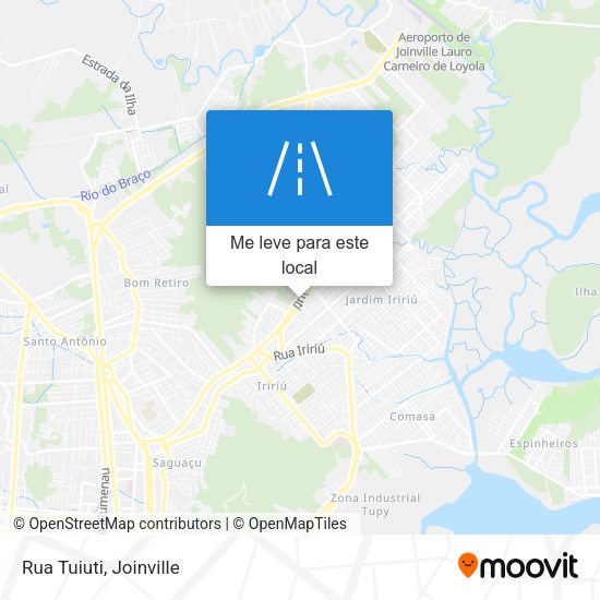 Rua Tuiuti mapa