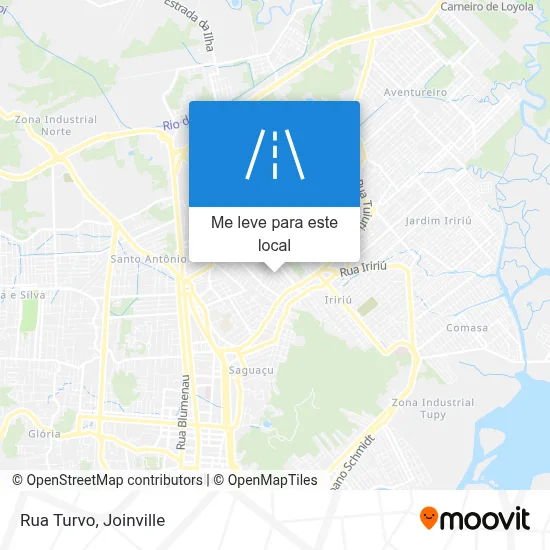 Rua Turvo mapa