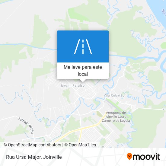Rua Ursa Major mapa