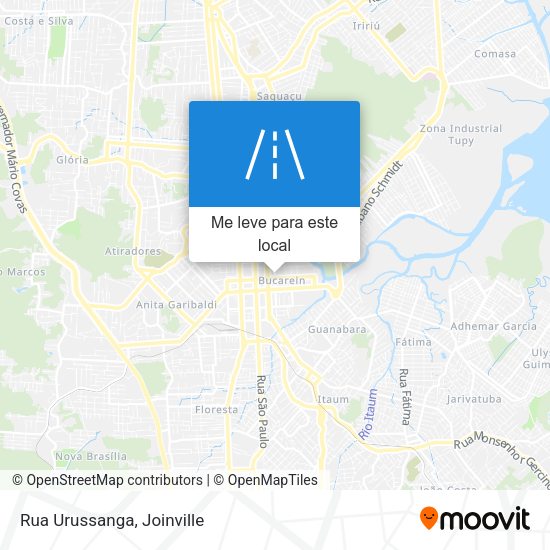 Rua Urussanga mapa