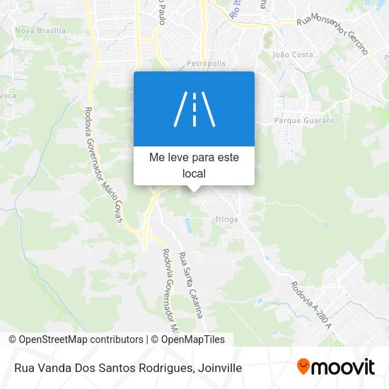 Rua Vanda Dos Santos Rodrigues mapa