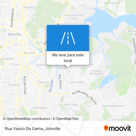 Rua Vasco Da Gama mapa