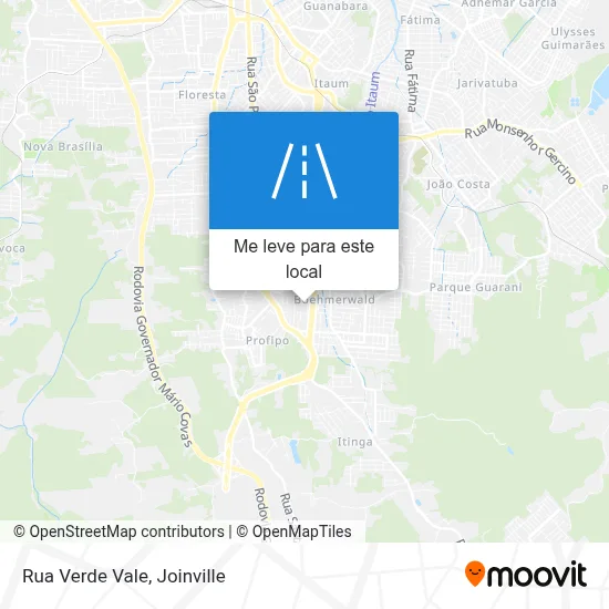 Rua Verde Vale mapa