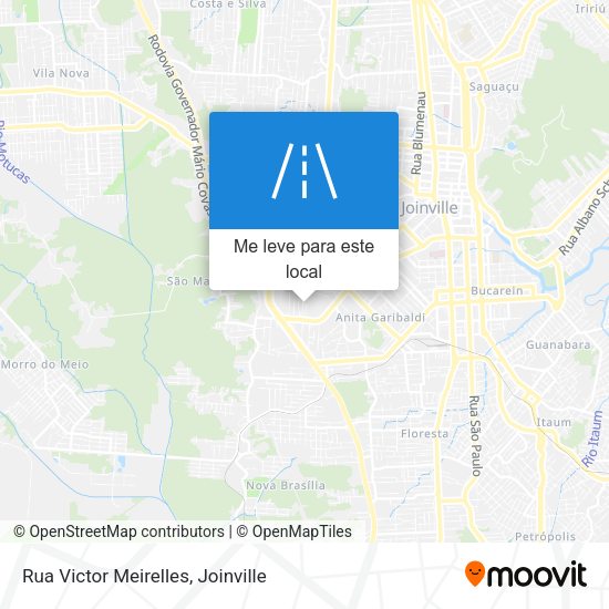 Rua Victor Meirelles mapa